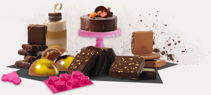 Moule silicone pour chocolat  Matériels et Accessoires Pâtisserie et  Décoration Gâteaux Tunisie